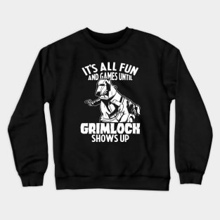 GRIMLOCK : Transformers GEN 1 - fun & games 2.0 Crewneck Sweatshirt